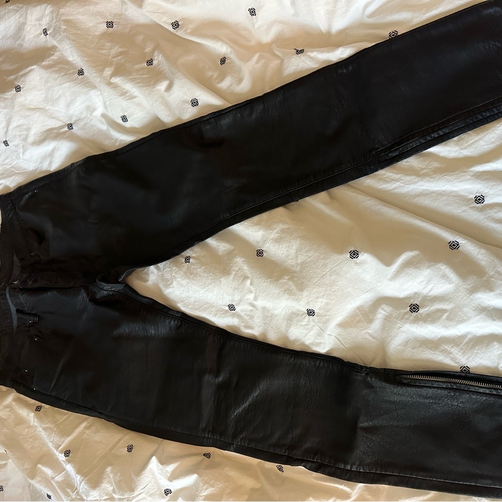 Mnml Faux Leather Pants